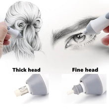 Load image into Gallery viewer, Tenwin 8302 Adjustable Electric Eraser With Rubber Refills For Sketch Drawing Erasing, Black, White, Grey
