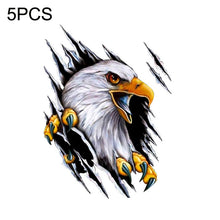 Load image into Gallery viewer, 5PCS Tear Eagle 3D Car Sticker Scratch Covering Body Pull Flower Sticker, Style:, Right (18x 24cm), Left (18x 24cm), Right (28.5x38cm), Left (28.5x38cm)