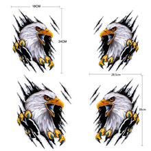 Load image into Gallery viewer, 5PCS Tear Eagle 3D Car Sticker Scratch Covering Body Pull Flower Sticker, Style:, Right (18x 24cm), Left (18x 24cm), Right (28.5x38cm), Left (28.5x38cm)