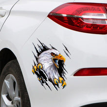 Load image into Gallery viewer, 5PCS Tear Eagle 3D Car Sticker Scratch Covering Body Pull Flower Sticker, Style:, Right (18x 24cm), Left (18x 24cm), Right (28.5x38cm), Left (28.5x38cm)
