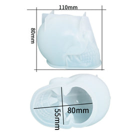 D804 Epoxy Mould Skull Candle Silicone Mould, D804