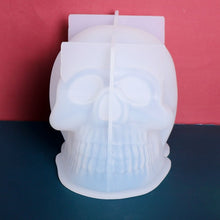 Load image into Gallery viewer, D804 Epoxy Mould Skull Candle Silicone Mould, D804