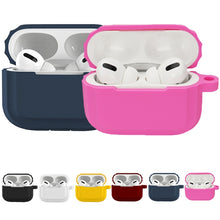 Load image into Gallery viewer, Bluetooth Earphone Soft Silicone Case, For AirPods Pro (Rose Red), For AirPods Pro (Sapphire), For AirPods Pro (Wine Red), For AirPods Pro (Yellow), For AirPods Pro (White), For AirPods Pro (Black), For AirPods Pro (Pink), For AirPods Pro (Mint Green) ...