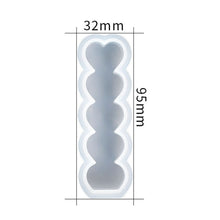Load image into Gallery viewer, D2111-1 DIY Drop Mold Heart Candle Silicone Mold, D2111-1