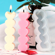 Load image into Gallery viewer, D2111-1 DIY Drop Mold Heart Candle Silicone Mold, D2111-1
