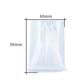 D581 DIY Crystal Drops 3D Castle Silicone Mold, D581