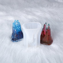 Load image into Gallery viewer, D581 DIY Crystal Drops 3D Castle Silicone Mold, D581