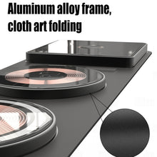Load image into Gallery viewer, T01 15W 3 in 1 Wireless Charger Foldable Clear Glass Portable Fast Charger