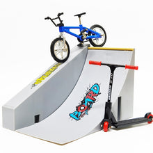 Load image into Gallery viewer, Mini Finger Bike Bicycle Finger Skateboards Skate Ramp Parts Set