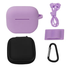 Load image into Gallery viewer, Bluetooth Earphone Silicone Cover Set For AirPods 3, 5 PCS/Set White, 5 PCS/Set Mint Green, 5 PCS/Set Grass Green, 5 PCS/Set Pink, 5 PCS/Set Black, 5 PCS/Set Red, 5 PCS/Set Yellow, 5 PCS/Set Gray, 5 PCS/Set Wine Red, 5 PCS/Set Light Purple             ...