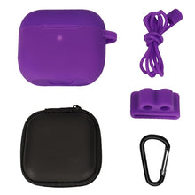 Load image into Gallery viewer, Bluetooth Earphone Silicone Cover Set For AirPods 3, 5 PCS/Set White, 5 PCS/Set Mint Green, 5 PCS/Set Grass Green, 5 PCS/Set Pink, 5 PCS/Set Black, 5 PCS/Set Red, 5 PCS/Set Yellow, 5 PCS/Set Gray, 5 PCS/Set Wine Red, 5 PCS/Set Light Purple             ...