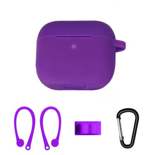Load image into Gallery viewer, Bluetooth Earphone Silicone Cover Set For AirPods 3, 5 PCS/Set White, 5 PCS/Set Mint Green, 5 PCS/Set Grass Green, 5 PCS/Set Pink, 5 PCS/Set Black, 5 PCS/Set Red, 5 PCS/Set Yellow, 5 PCS/Set Gray, 5 PCS/Set Wine Red, 5 PCS/Set Light Purple             ...