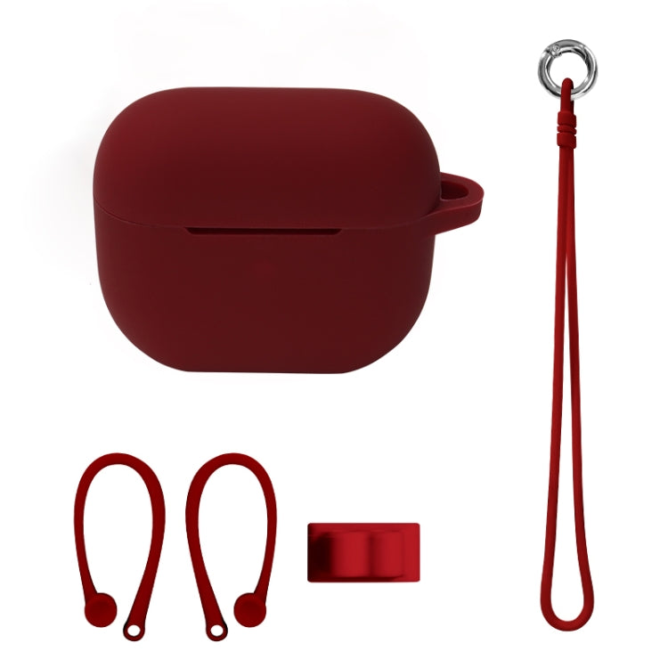 Bluetooth Earphone Silicone Cover Set For AirPods 3, 5 PCS/Set White, 5 PCS/Set Mint Green, 5 PCS/Set Grass Green, 5 PCS/Set Pink, 5 PCS/Set Black, 5 PCS/Set Red, 5 PCS/Set Yellow, 5 PCS/Set Gray, 5 PCS/Set Wine Red, 5 PCS/Set Light Purple             ...