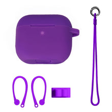 Load image into Gallery viewer, Bluetooth Earphone Silicone Cover Set For AirPods 3, 5 PCS/Set White, 5 PCS/Set Mint Green, 5 PCS/Set Grass Green, 5 PCS/Set Pink, 5 PCS/Set Black, 5 PCS/Set Red, 5 PCS/Set Yellow, 5 PCS/Set Gray, 5 PCS/Set Wine Red, 5 PCS/Set Light Purple             ...