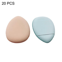 Load image into Gallery viewer, 2 Sets/20pcs Packaging Random Color Delivery Mini Leather Wet and Dry Makeup Finger Puff, 20 PCS Blue, 20 PCS White, 20 PCS Dark Skin-color, 20 PCS Pink Purple, 20 PCS Black, 2 Sets/20pcs Mixed-colors