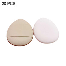 Load image into Gallery viewer, 2 Sets/20pcs Packaging Random Color Delivery Mini Leather Wet and Dry Makeup Finger Puff, 20 PCS Blue, 20 PCS White, 20 PCS Dark Skin-color, 20 PCS Pink Purple, 20 PCS Black, 2 Sets/20pcs Mixed-colors