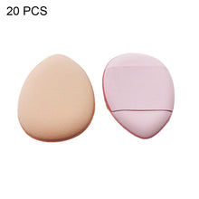 Load image into Gallery viewer, 2 Sets/20pcs Packaging Random Color Delivery Mini Leather Wet and Dry Makeup Finger Puff, 20 PCS Blue, 20 PCS White, 20 PCS Dark Skin-color, 20 PCS Pink Purple, 20 PCS Black, 2 Sets/20pcs Mixed-colors