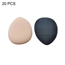 Load image into Gallery viewer, 2 Sets/20pcs Packaging Random Color Delivery Mini Leather Wet and Dry Makeup Finger Puff, 20 PCS Blue, 20 PCS White, 20 PCS Dark Skin-color, 20 PCS Pink Purple, 20 PCS Black, 2 Sets/20pcs Mixed-colors