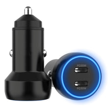Load image into Gallery viewer, IBD352 Aluminum Alloy Dual Interface Car Charger, Spec:, PD30W+PD30W, Double QC3.0 36W, QC3.0 18W+PD 3.0 20W, Qc3.0 18W+PD 3.0 30W, QC3.0 30W+PD 3.0 30W