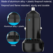 Load image into Gallery viewer, IBD352 Aluminum Alloy Dual Interface Car Charger, Spec:, PD30W+PD30W, Double QC3.0 36W, QC3.0 18W+PD 3.0 20W, Qc3.0 18W+PD 3.0 30W, QC3.0 30W+PD 3.0 30W