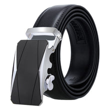 Load image into Gallery viewer, Dandali Casual Men Automatic Buckle Belt Business Soft Leather Pants Band, 110cm