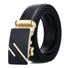 Load image into Gallery viewer, Dandali Casual Men Automatic Buckle Belt Business Soft Leather Pants Band, 110cm