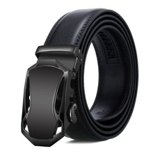 Load image into Gallery viewer, Dandali Casual Men Automatic Buckle Belt Business Soft Leather Pants Band, 110cm