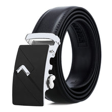 Load image into Gallery viewer, Dandali Casual Men Automatic Buckle Belt Business Soft Leather Pants Band, 110cm