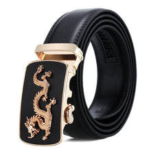 Load image into Gallery viewer, Dandali Casual Men Automatic Buckle Belt Business Soft Leather Pants Band, 110cm