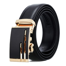 Load image into Gallery viewer, Dandali Casual Men Automatic Buckle Belt Business Soft Leather Pants Band, 110cm