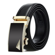 Load image into Gallery viewer, Dandali Casual Men Automatic Buckle Belt Business Soft Leather Pants Band, 110cm