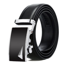 Load image into Gallery viewer, Dandali Casual Men Automatic Buckle Belt Business Soft Leather Pants Band, 110cm
