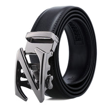 Load image into Gallery viewer, Dandali Casual Men Automatic Buckle Belt Business Soft Leather Pants Band, 125cm