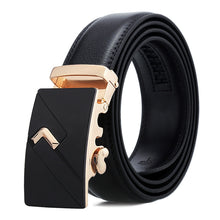 Load image into Gallery viewer, Dandali Casual Men Automatic Buckle Belt Business Soft Leather Pants Band, 125cm