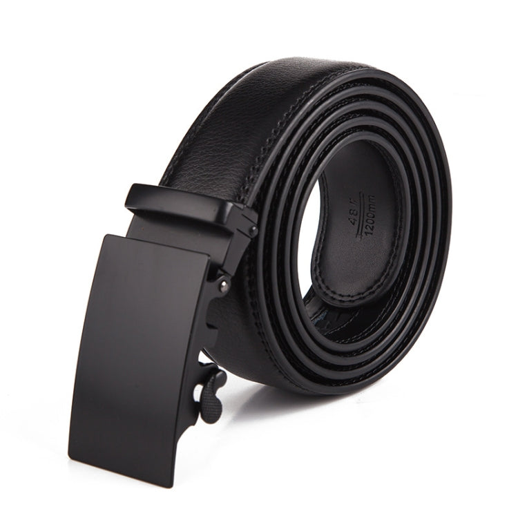 Dandali Casual Men Automatic Buckle Belt Business Soft Leather Pants Band