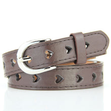 Load image into Gallery viewer, Dandali DC141 Women Pinching Belt Cutout Heart Belt