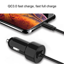 Load image into Gallery viewer, IBD321-Q3 Universal Fireproof Mobile Phone Car Charger, QC3.0 18W, QC3.0+2.4A, 2.4A+12W, 3.1A+15W, 4.8A+24W, PD 20W