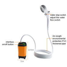 Load image into Gallery viewer, Outdoor Bath Artifact Field Dormitory Simple Electric Shower, Basic Model 4400mAh, 3 Gear Model 4400mAh, Digital Display 4400mAh, Digital Display 7800mAh