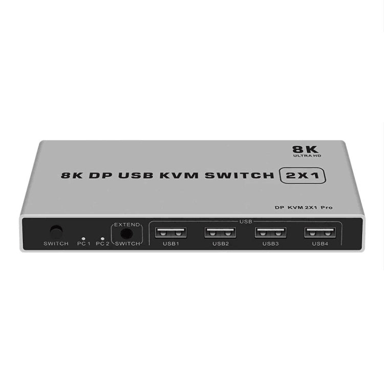 KYSW59 60HZ DP USB KVM Switch 2-in-1 Computer Sharing Device, KYSW59, 8K