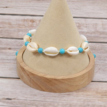 Load image into Gallery viewer, Hand Braided Rope Adjustable Shell Bracelet