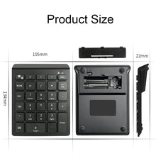 Load image into Gallery viewer, BT302 28 Keys Laptop Mini Wireless Keyboard, Spec:, Bluetooth (Black), Bluetooth (Gray), 2.4G (Black), 2.4G (Gray)