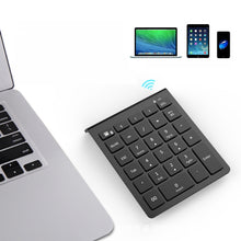 Load image into Gallery viewer, BT302 28 Keys Laptop Mini Wireless Keyboard, Spec:, Bluetooth (Black), Bluetooth (Gray)
