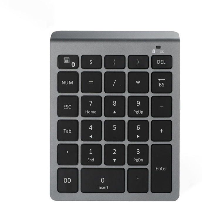 BT302 28 Keys Laptop Mini Wireless Keyboard, Spec:, Bluetooth (Black), Bluetooth (Gray)