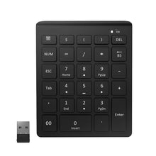Load image into Gallery viewer, BT302 28 Keys Laptop Mini Wireless Keyboard, Spec:, Bluetooth (Black), Bluetooth (Gray), 2.4G (Black), 2.4G (Gray)
