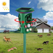 Load image into Gallery viewer, RC-543 Solar Energy 360 Degree Omnidirectional Ultrasonic Bird Repeller Animal Repeller, RC-543 Dark Green