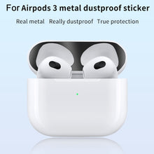 Load image into Gallery viewer, 2 PCS Headphone Inner Cover Sticker Dustproof Protective Film For Airpods 3, Black, Gold, Silver, Rose Gold, Red, Green, Blue, Purple