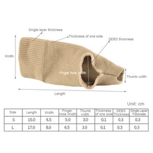 Load image into Gallery viewer, Warm and Cold Protection Gym Half Finger Gloves, Size:
