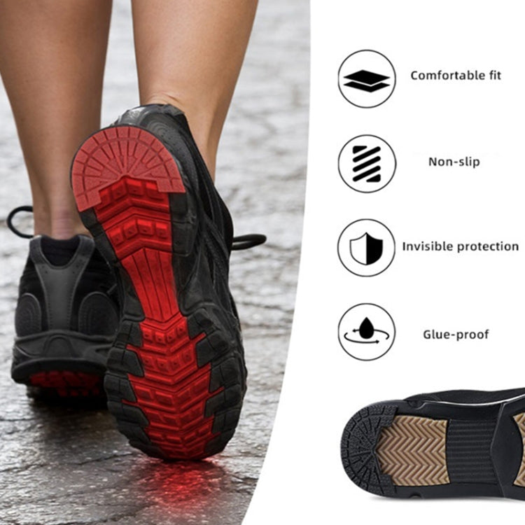 2 Pairs Thickened Rubber Sole Heel Wear-Resistant Non-Slip Patch