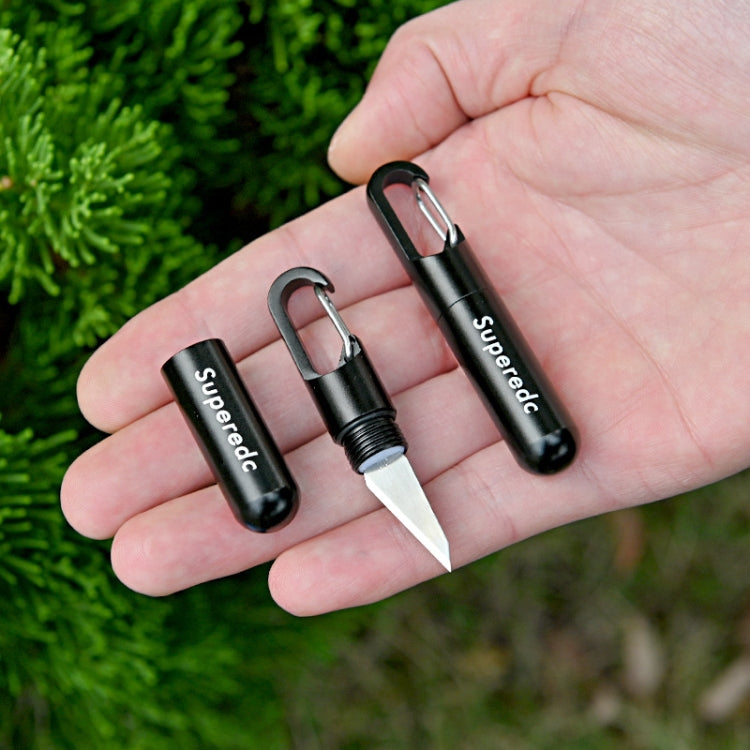 Keychain Pendant Small Knife Portable Art Cutting Knife, Aluminum Alloy Red, Bronze, Aluminum Alloy Black