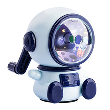 Load image into Gallery viewer, Cartoon Hand-cranked Automatic Pencil Sharpener, Style:, Astronaut (Dark Blue), Astronaut (Light Blue), Astronaut (Pink), Little Rocket (Sky Blue), Little Rocket (Deep Sea Blue), Little Dinosaur (Dark Blue), Little Dinosaur (Lauret Green)